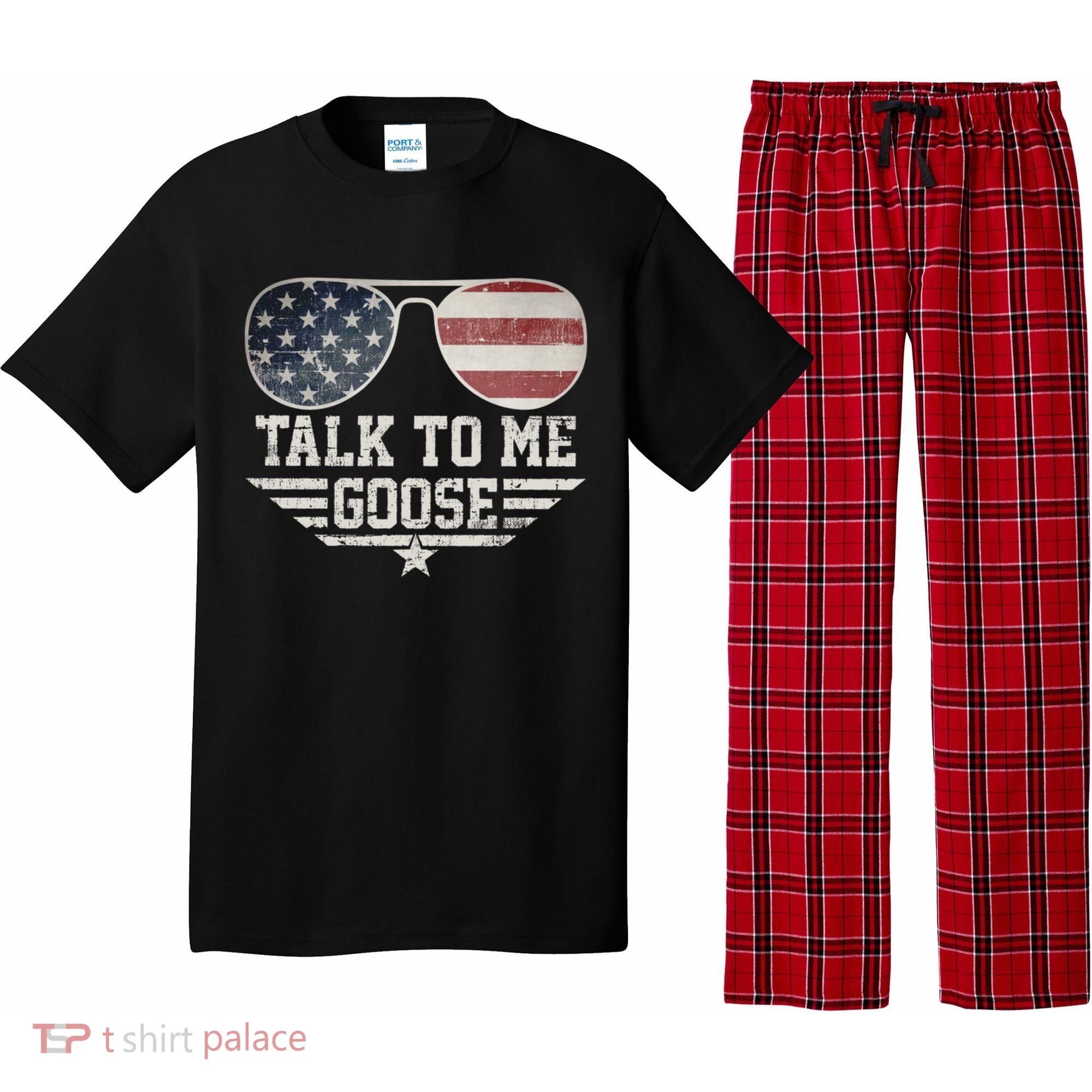 Cool Retro Talk To Me Goose Pajama Set