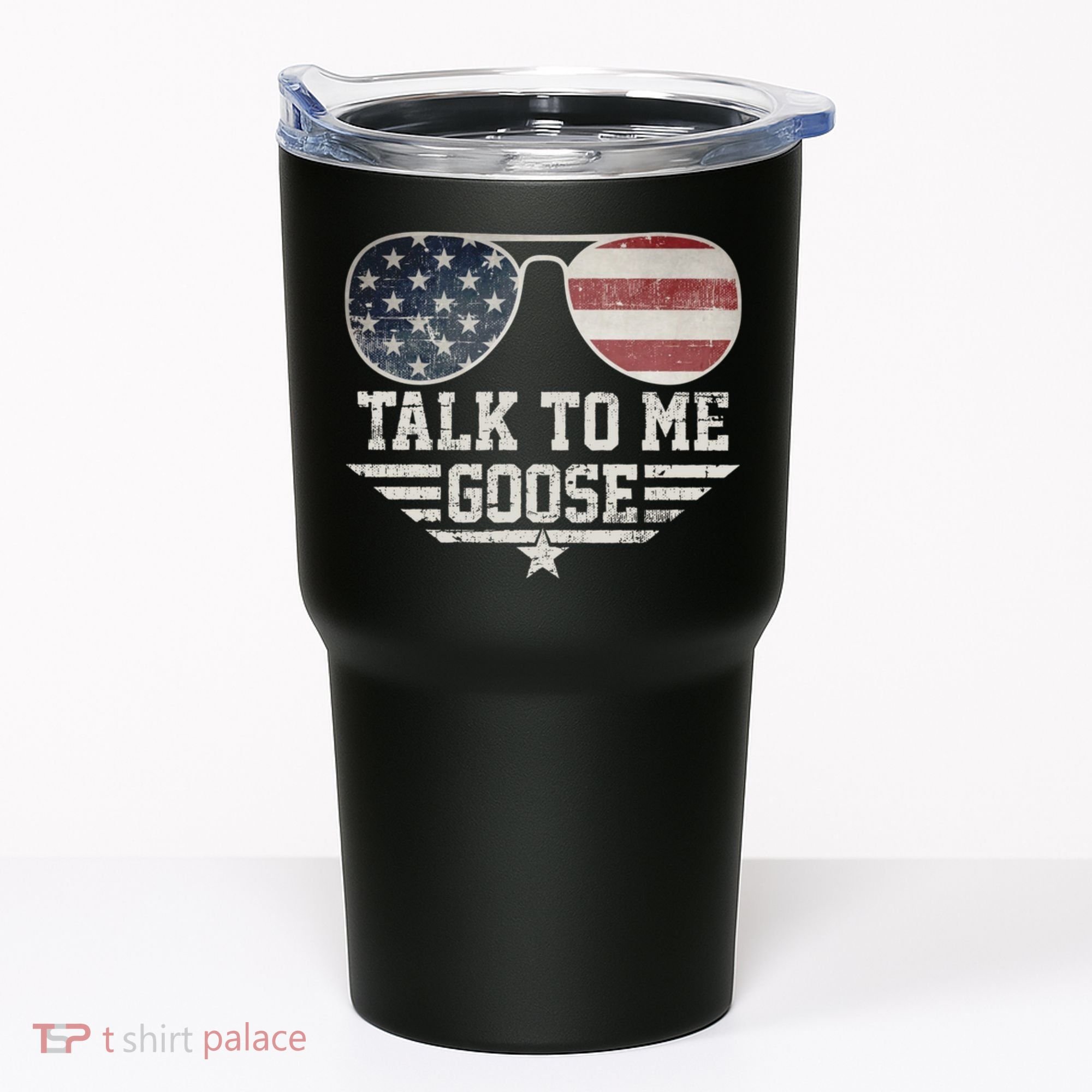Cool Retro Talk To Me Goose Tumbler