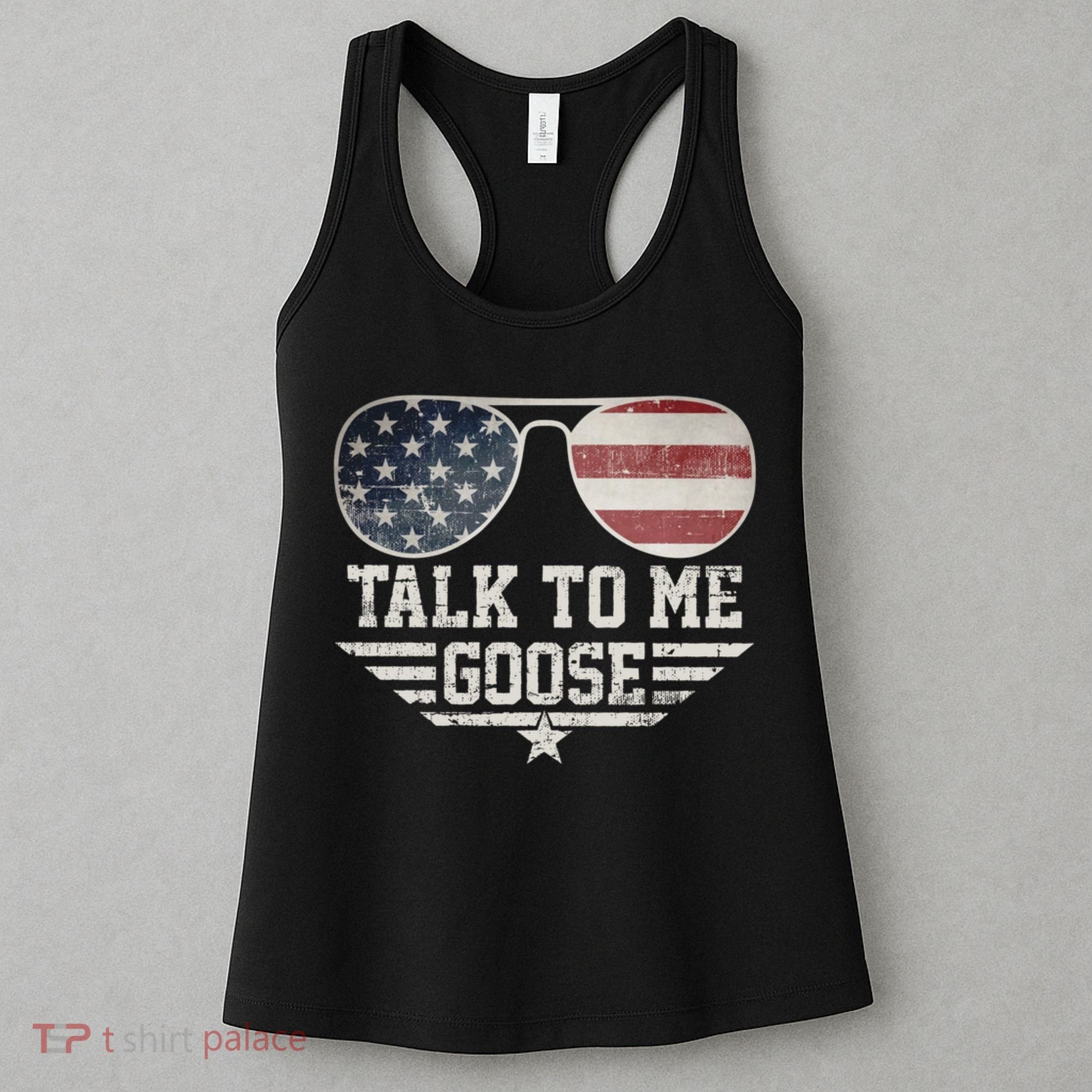 Cool Retro Talk To Me Goose Women's Tank Top