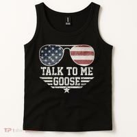 Cool Retro Talk To Me Goose Tank Top thumb 2