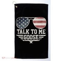 Cool Retro Talk To Me Goose Golf Towel thumb 0