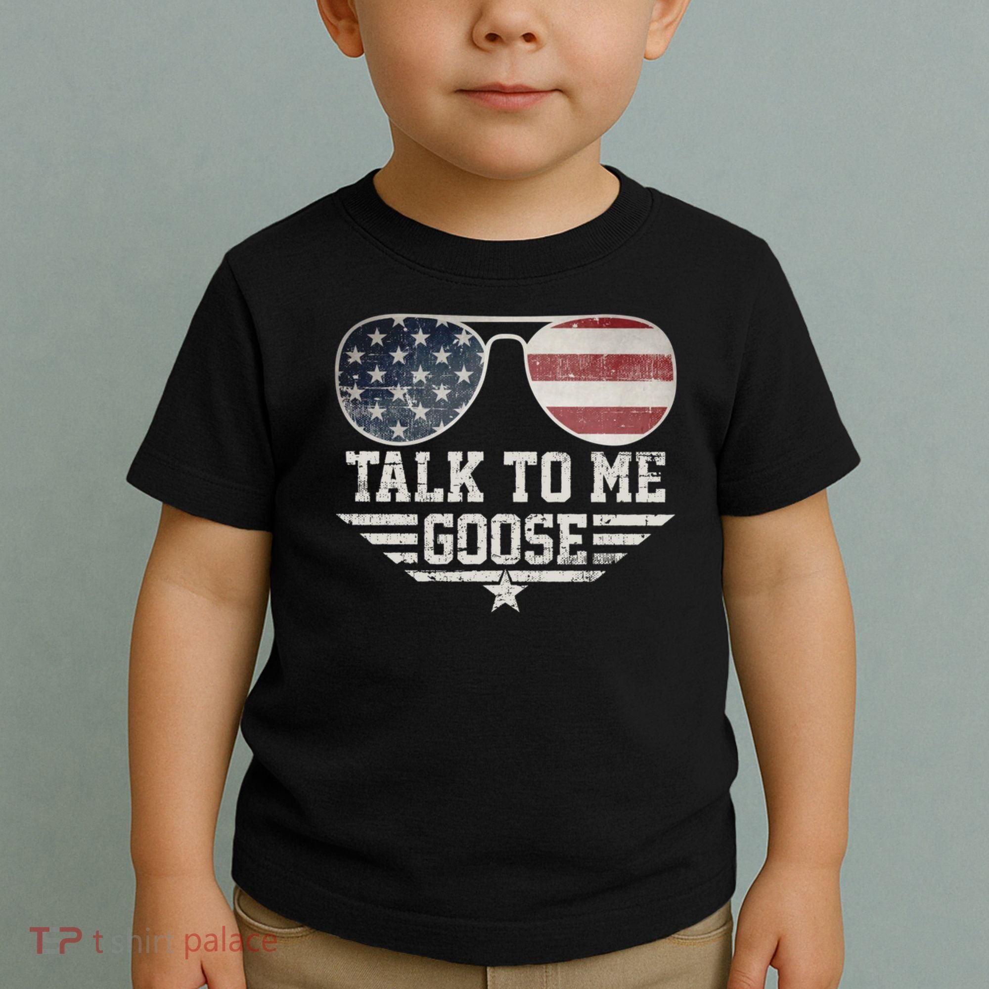 Cool Retro Talk To Me Goose Toddler T-Shirt
