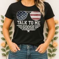 Cool Retro Talk To Me Goose Women's T-Shirt thumb 2