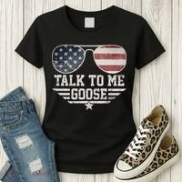Cool Retro Talk To Me Goose Women's T-Shirt thumb 3
