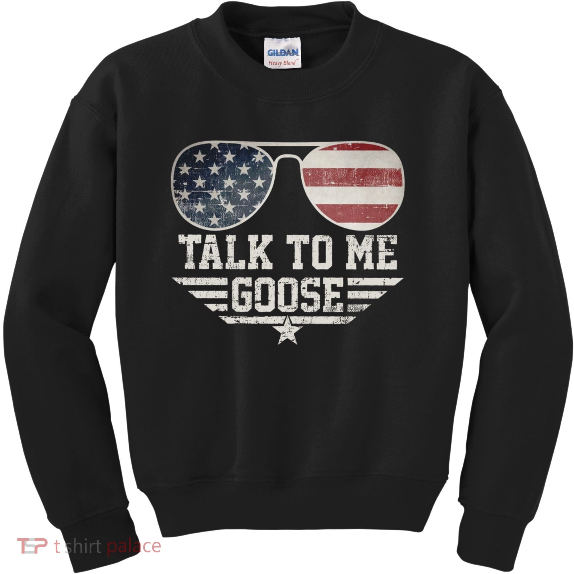 Cool Retro Talk To Me Goose Kids Sweatshirt