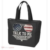 Cool Retro Talk To Me Goose Tote Bag thumb 3