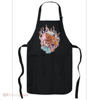 Cool Roaring Tiger Japanese Tattoo Apron thumb 0