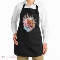 Cool Roaring Tiger Japanese Tattoo Apron thumb 2