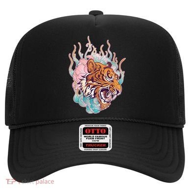 Cool Roaring Tiger Japanese Tattoo Hat