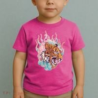 Cool Roaring Tiger Japanese Tattoo Toddler T-Shirt thumb 2