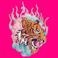 Cool Roaring Tiger Japanese Tattoo Women's T-Shirt thumb 6