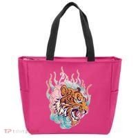 Cool Roaring Tiger Japanese Tattoo Tote Bag thumb 0