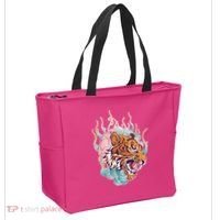 Cool Roaring Tiger Japanese Tattoo Tote Bag thumb 2