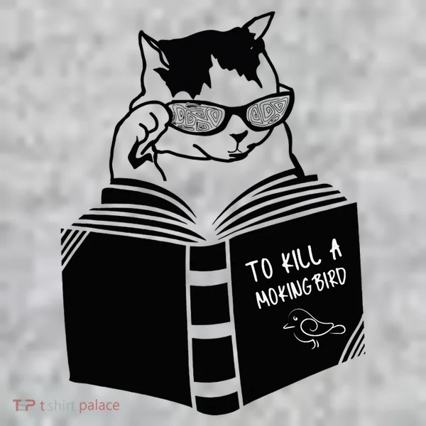 Cat Reading To Kill A Mockingbird Funny Sweatshirt