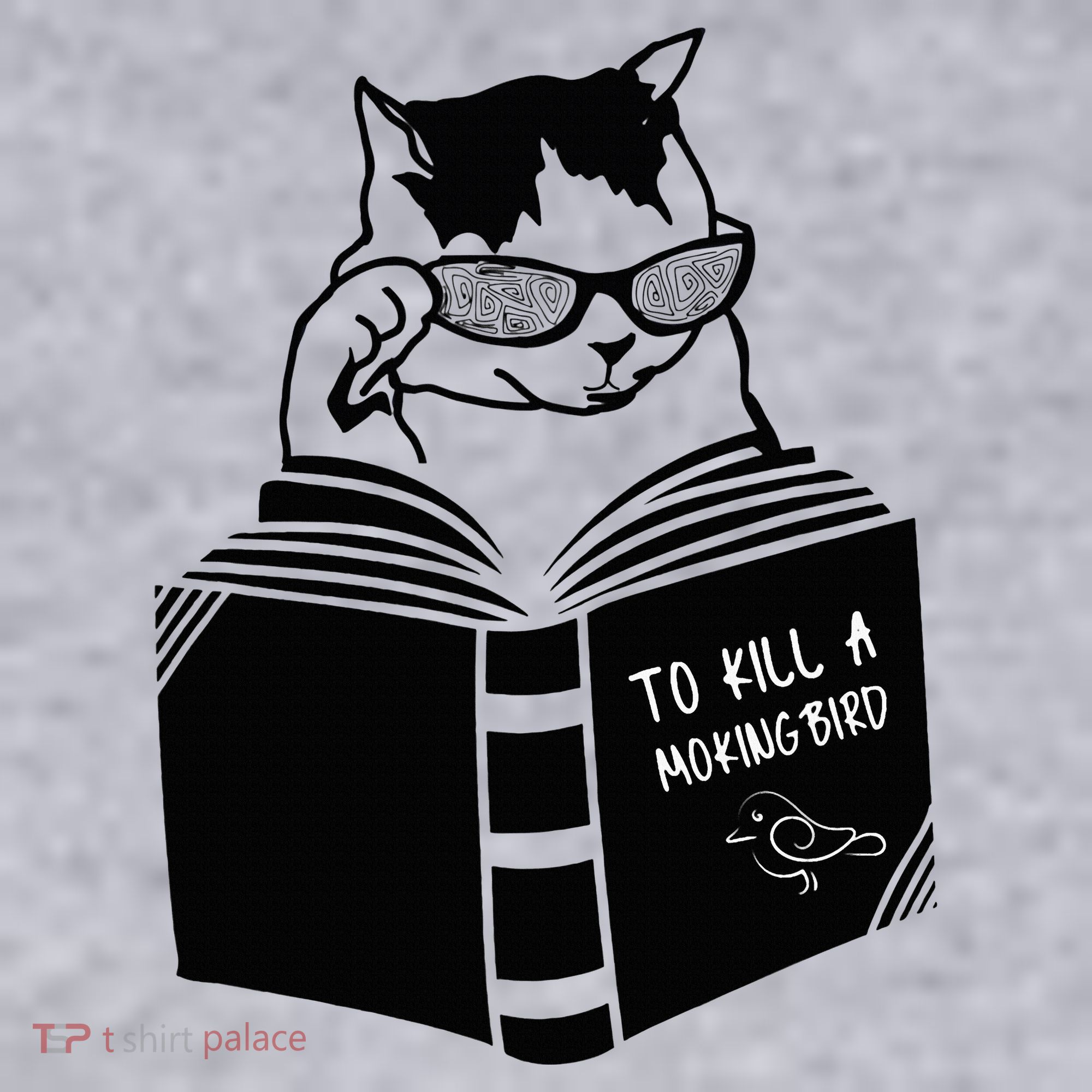 Cat Reading To Kill A Mockingbird Funny Women's Sweatshirt