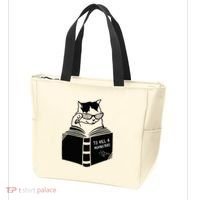 Cat Reading To Kill A Mockingbird Funny Tote Bag thumb 3