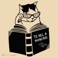 Cat Reading To Kill A Mockingbird Funny Tote Bag thumb 4