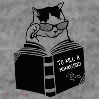 Cat Reading To Kill A Mockingbird Funny Toddler Hoodie thumb 2