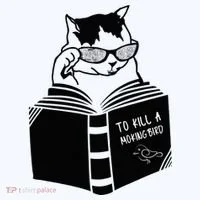 Cat Reading To Kill A Mockingbird Funny Hoodie thumb 2