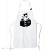 Cat Reading To Kill A Mockingbird Funny Apron thumb 0