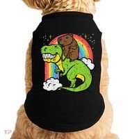 Capybara Riding Trex Dino Cute Capy Rodent Doggie Tank thumb 0