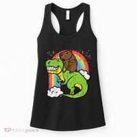 Capybara Riding Trex Dino Cute Capy Rodent Women's Tank Top thumb 0