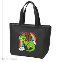 Capybara Riding Trex Dino Cute Capy Rodent Tote Bag thumb 3