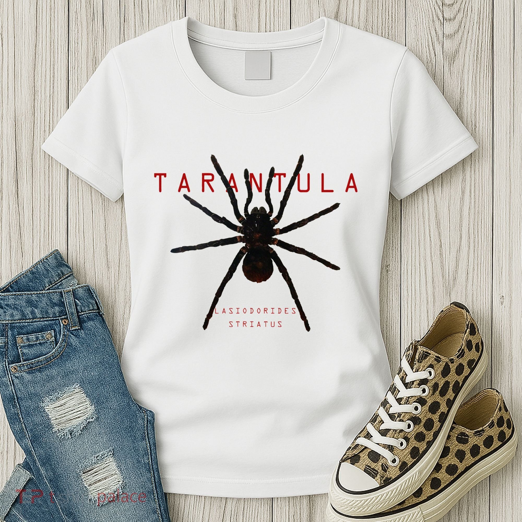 Creepy Real Taxidermy Tarantula Spider Women's T-Shirt