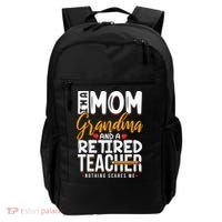 Cute Retired Teacher Full Time Grandma Teachers Cool Gift Backpack thumb 0