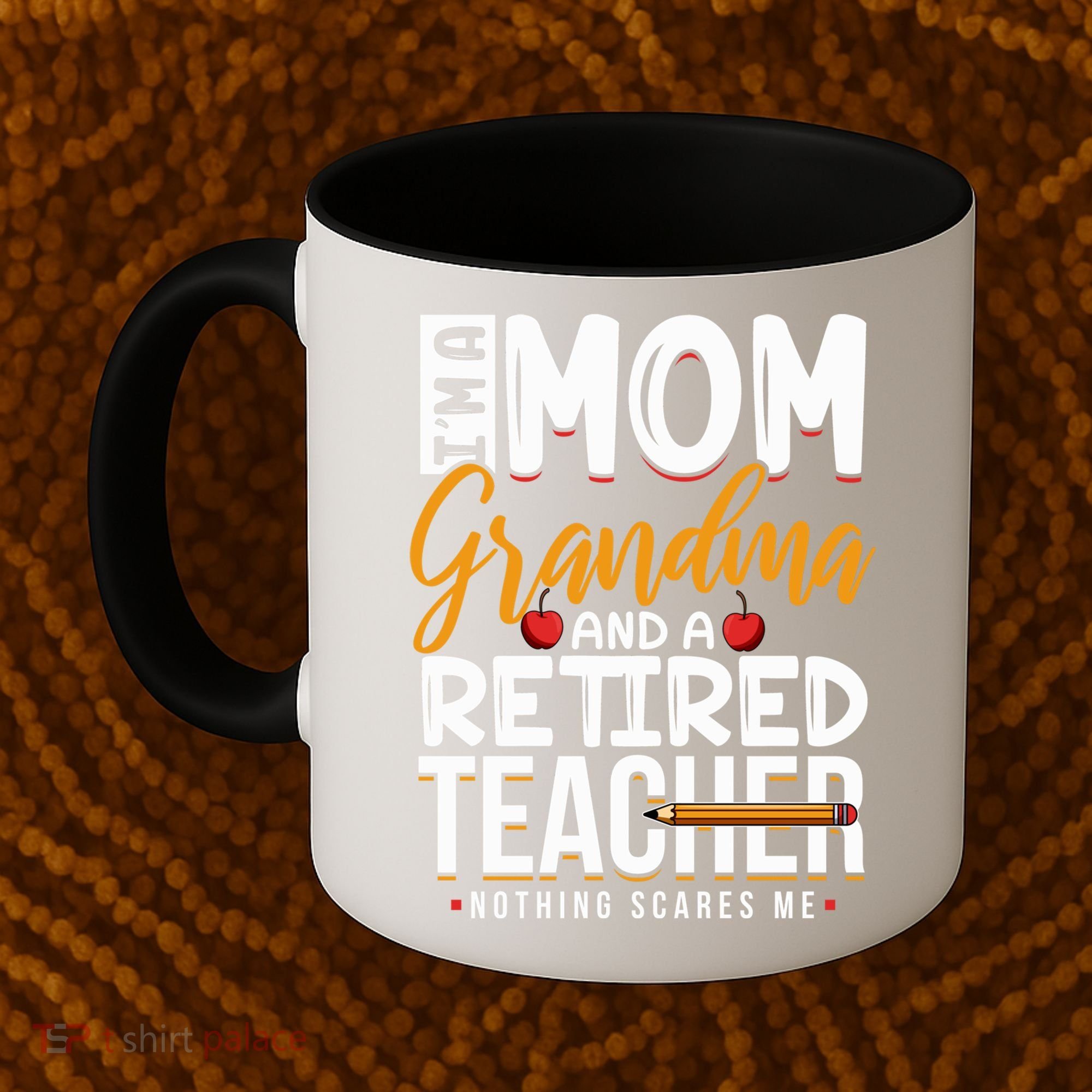 Cute Retired Teacher Full Time Grandma Teachers Cool Gift Coffee Mug