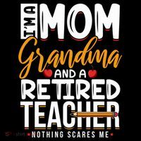 Cute Retired Teacher Full Time Grandma Teachers Cool Gift Coffee Mug thumb 5