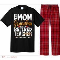 Cute Retired Teacher Full Time Grandma Teachers Cool Gift Pajama Set thumb 0