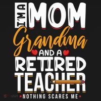 Cute Retired Teacher Full Time Grandma Teachers Cool Gift Women's Hoodie thumb 2