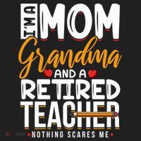 Cute Retired Teacher Full Time Grandma Teachers Cool Gift Hat thumb 2