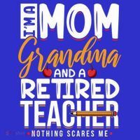 Cute Retired Teacher Full Time Grandma Teachers Cool Gift Apron thumb 3