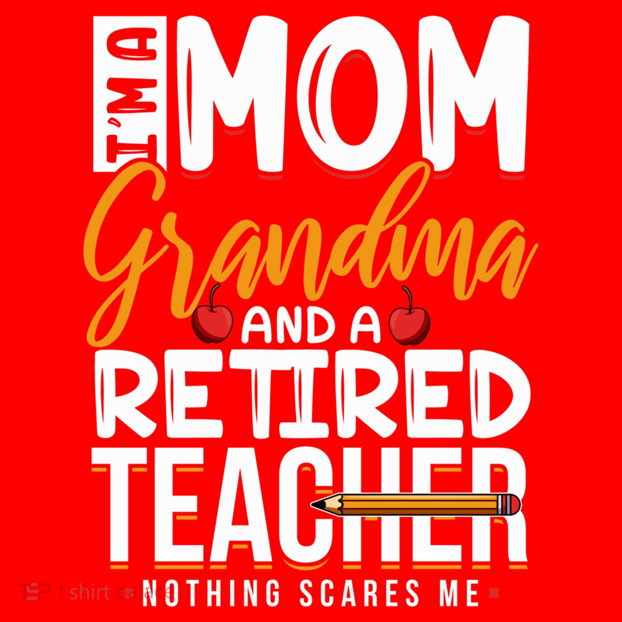Cute Retired Teacher Full Time Grandma Teachers Cool Gift Santa Hat