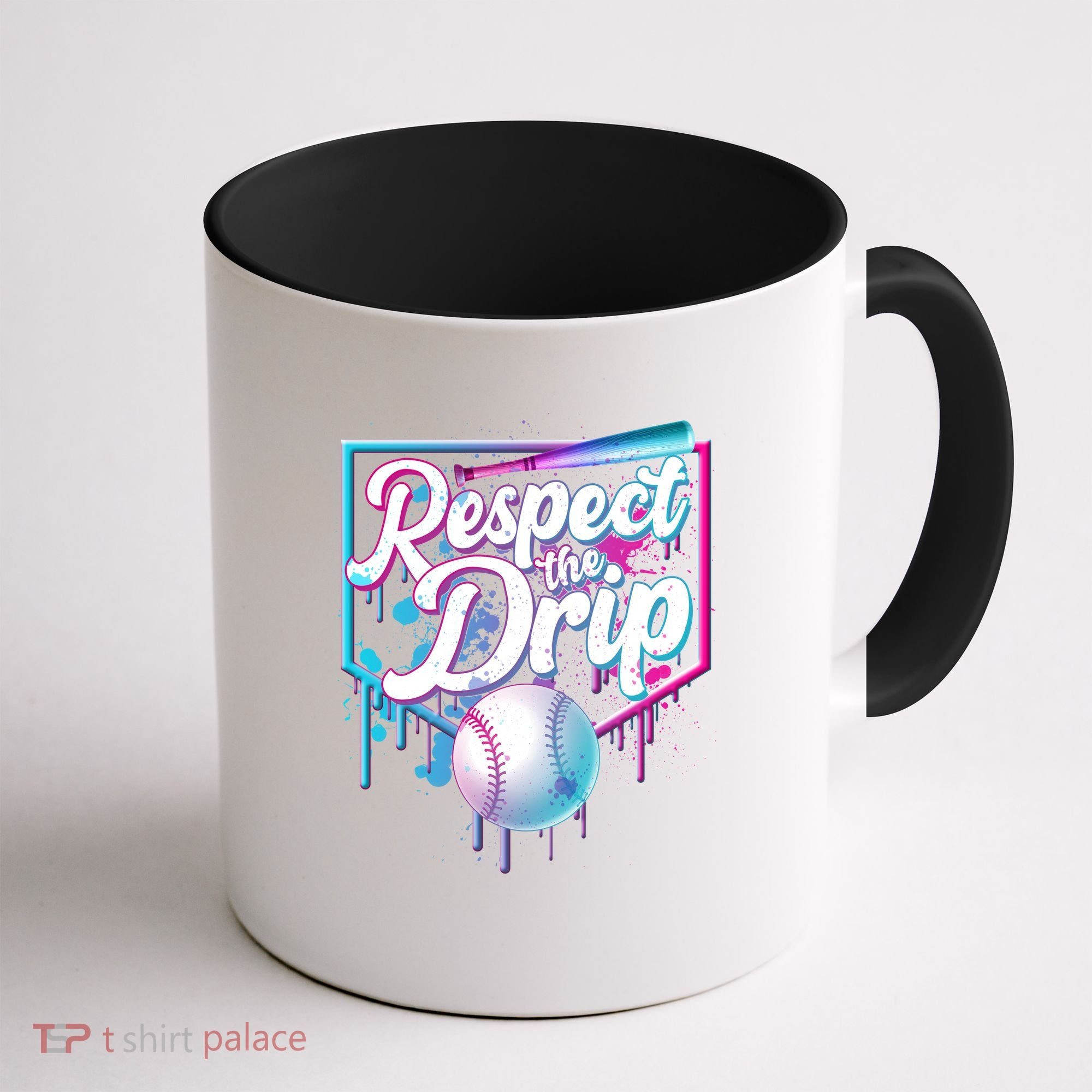 Cool Respect the Drip Icecream Baseball Fan Coffee Mug
