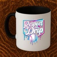 Cool Respect the Drip Icecream Baseball Fan Coffee Mug thumb 2