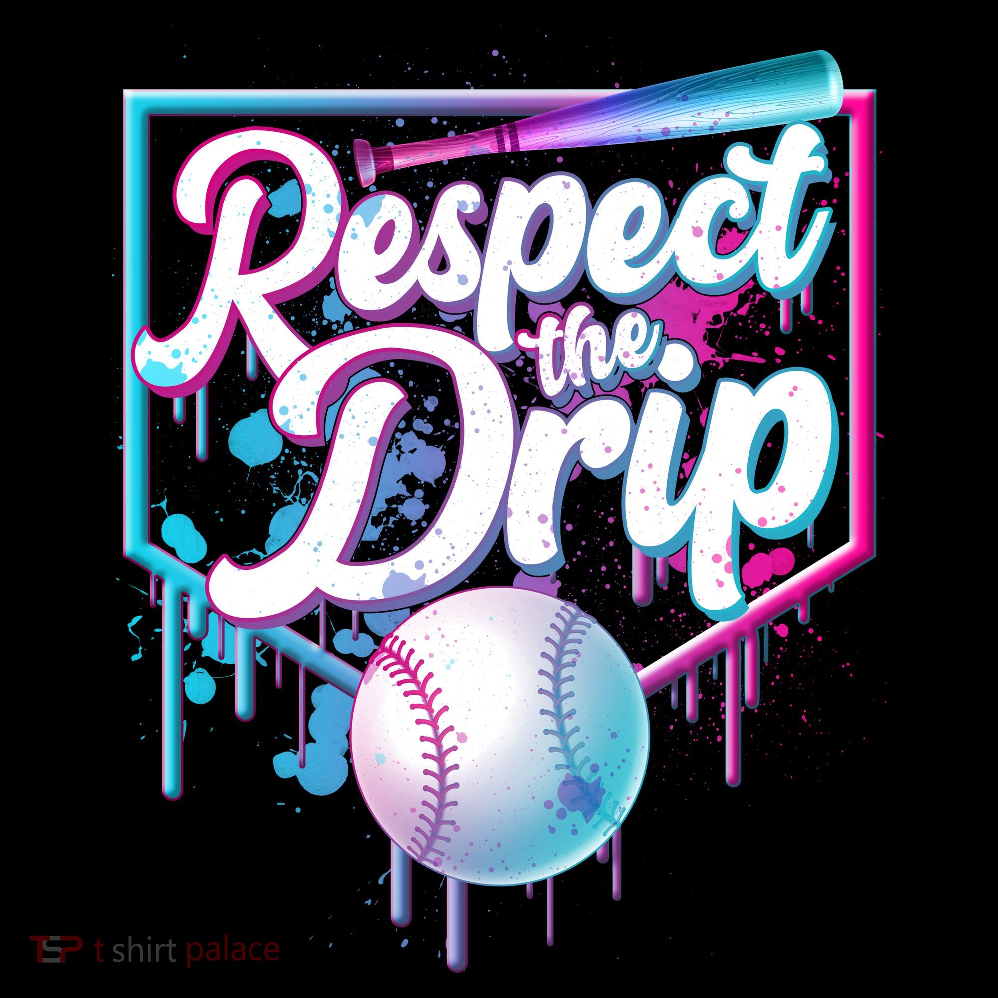 Cool Respect the Drip Icecream Baseball Fan Coffee Mug