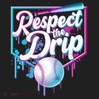 Cool Respect the Drip Icecream Baseball Fan Tumbler thumb 3