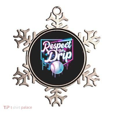 Cool Respect the Drip Icecream Baseball Fan Ornament