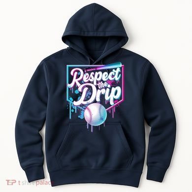 Cool Respect the Drip Icecream Baseball Fan Hoodie