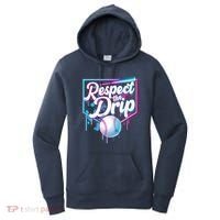 Cool Respect the Drip Icecream Baseball Fan Women's Hoodie thumb 0