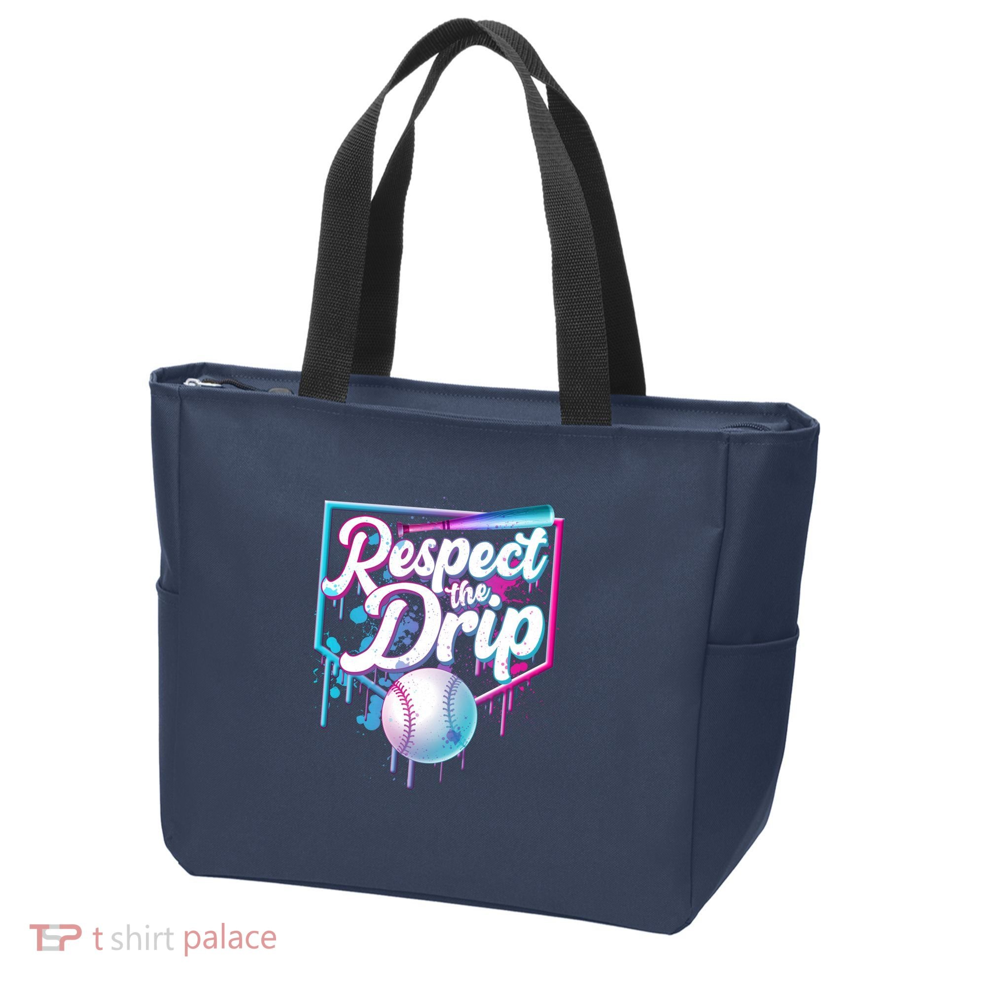 Cool Respect the Drip Icecream Baseball Fan Tote Bag