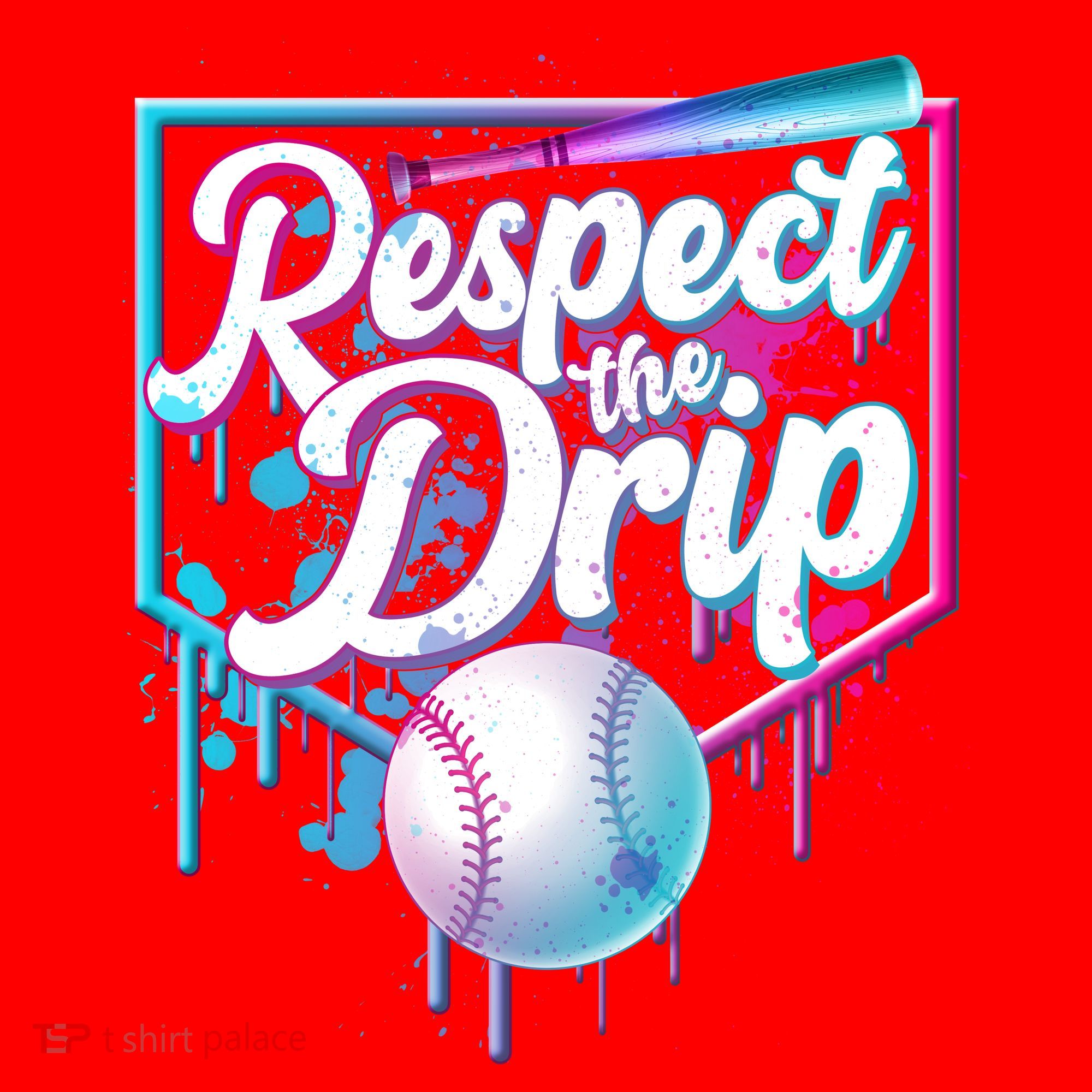 Cool Respect the Drip Icecream Baseball Fan Santa Hat