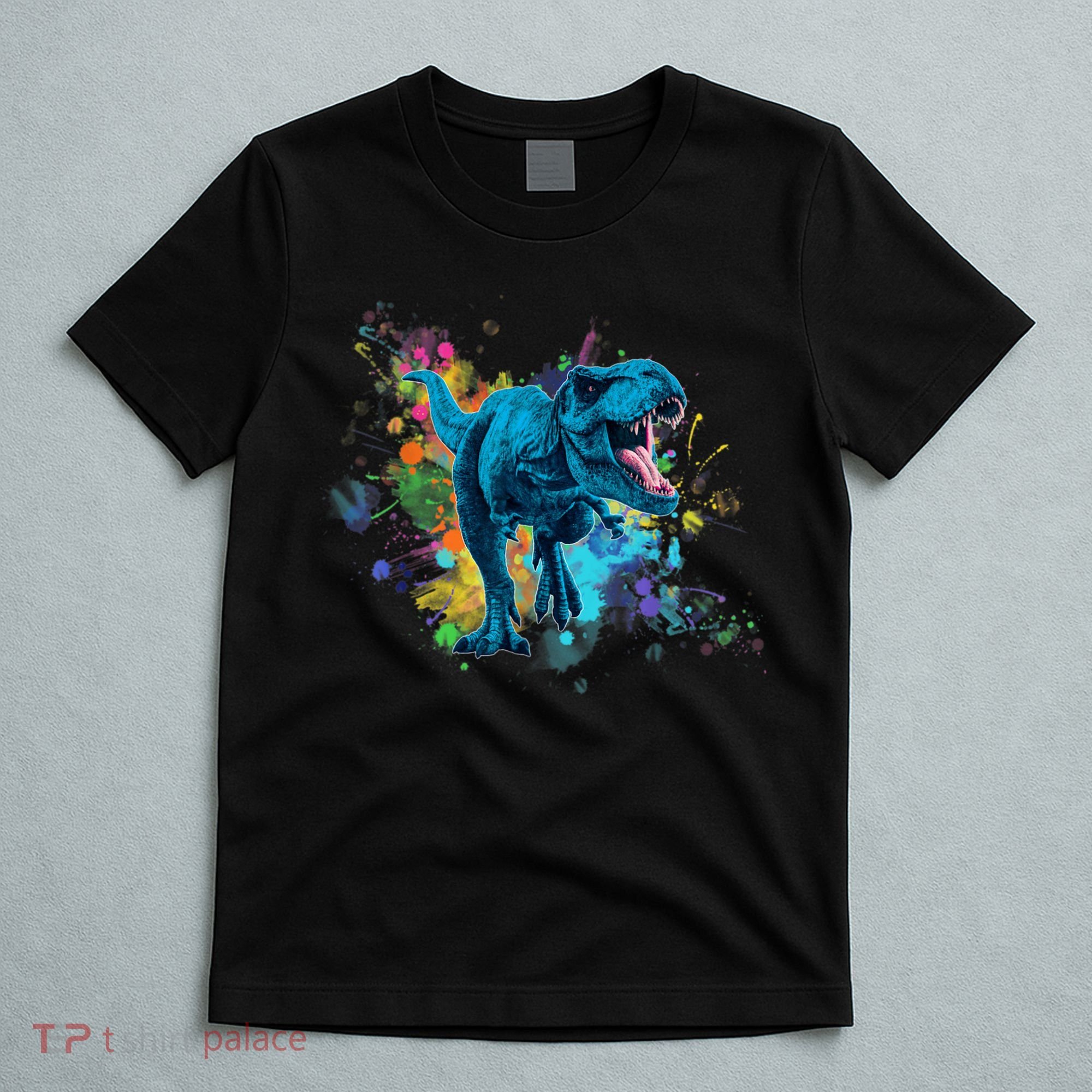 Colorful Retro T Rex Dinosaur Gear For Men, Women T-Shirt