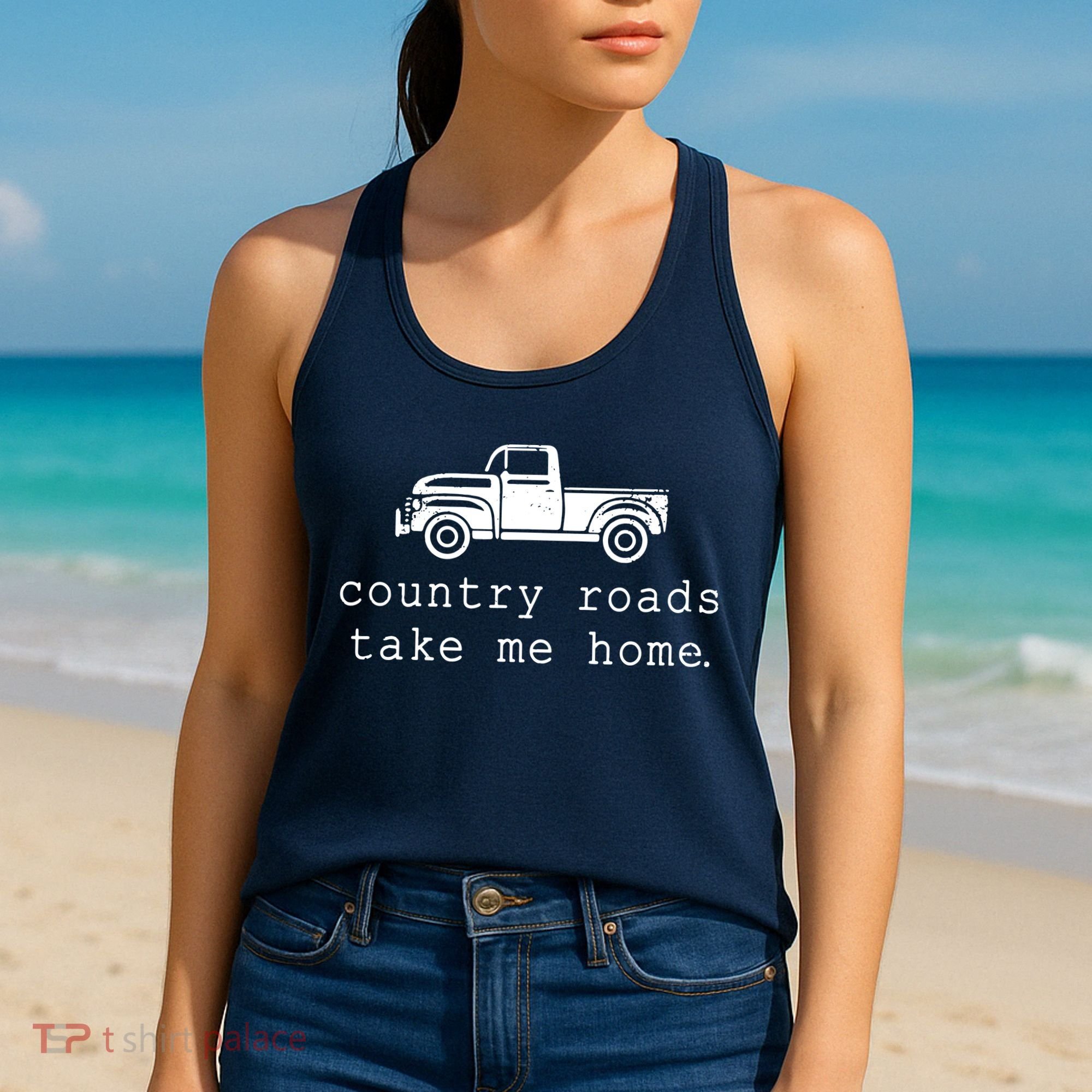Country Roads Take Me Home Women's Tank Top