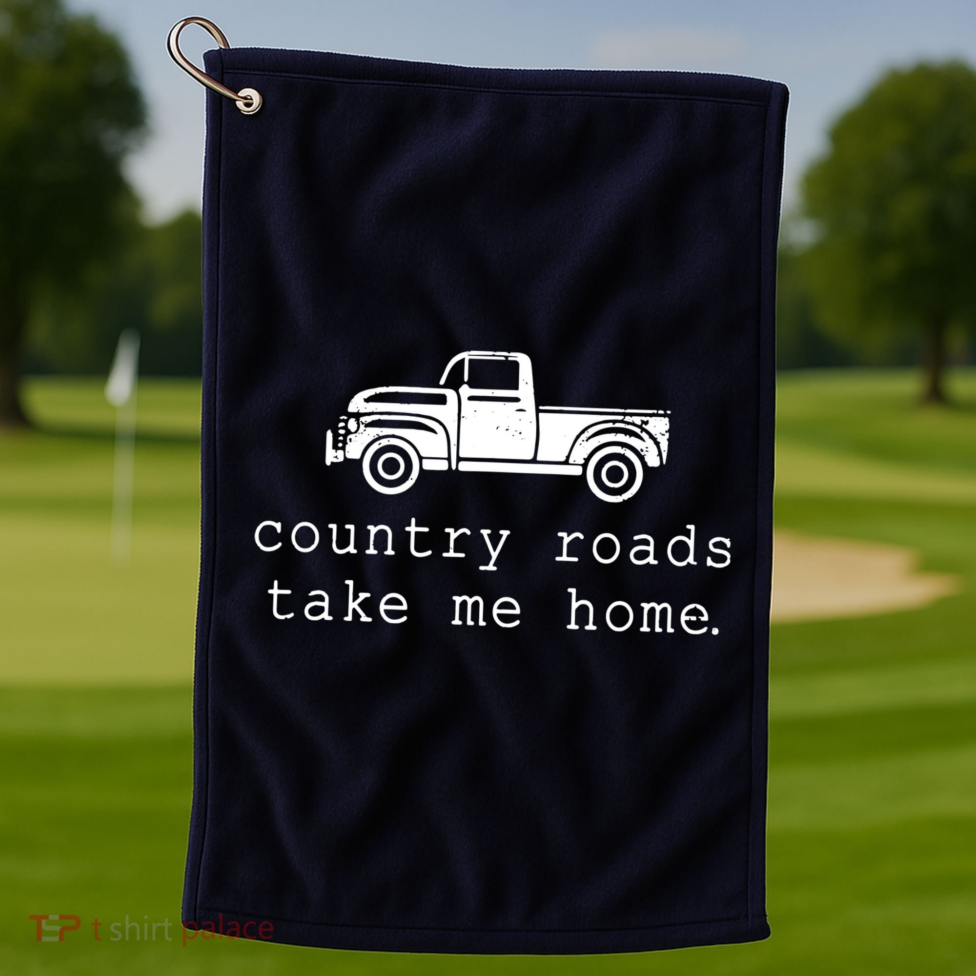 Country Roads Take Me Home Golf Towel