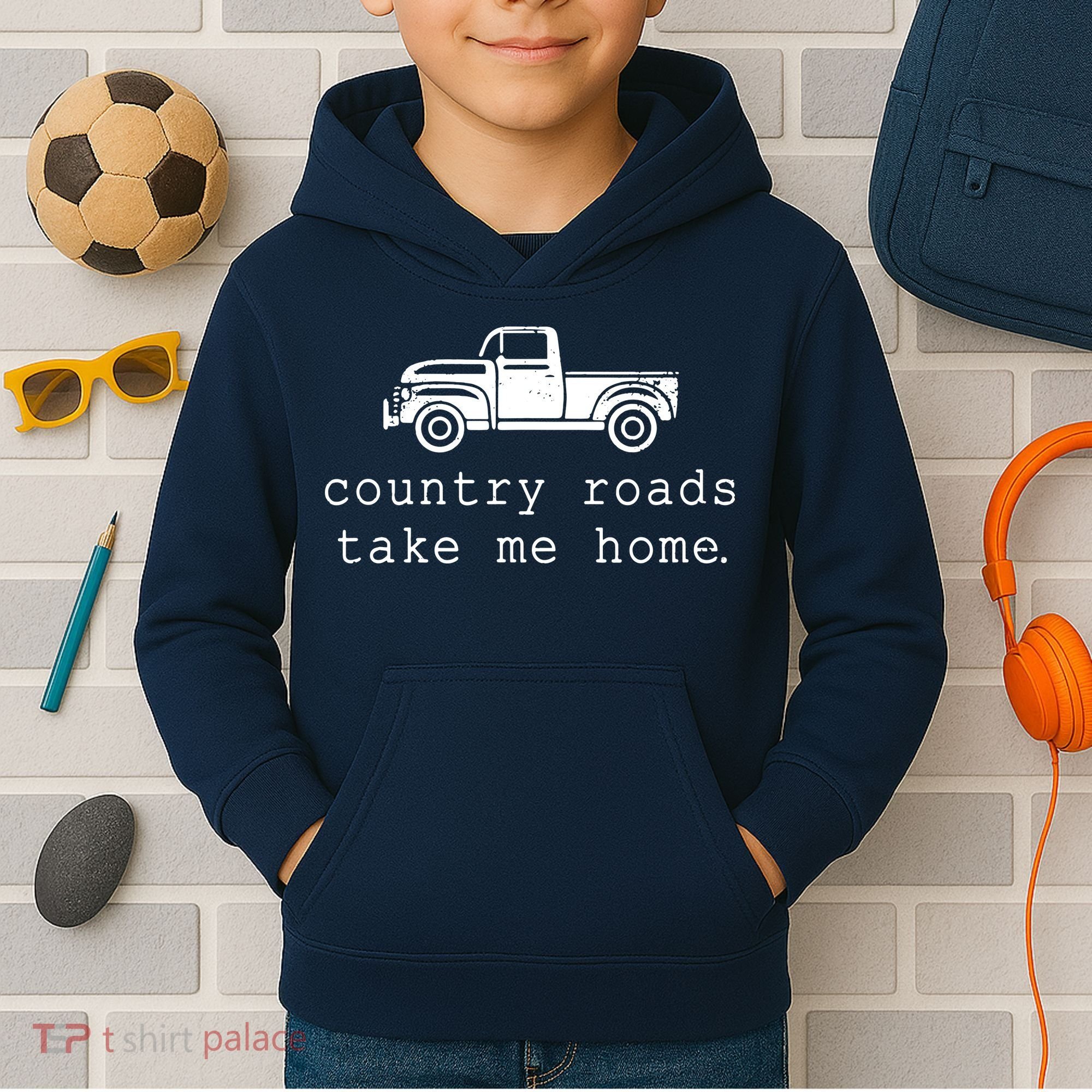 Country Roads Take Me Home Kids Hoodie