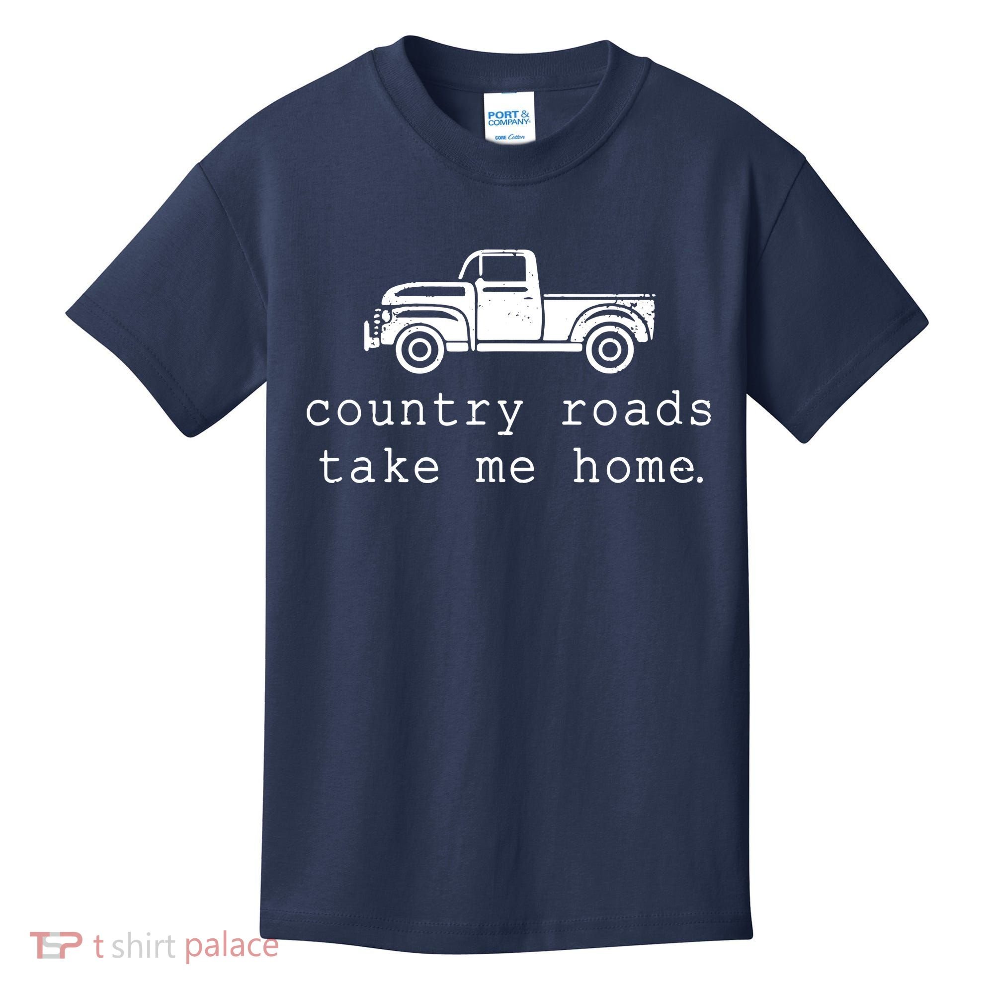 Country Roads Take Me Home Kids T-Shirt
